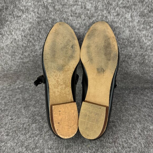 ✅Womens 6.5M Tic-Tac-Toes Black Mary Jane Dance Shoes Strapped Ballroom Dancing - Picture 4 of 13